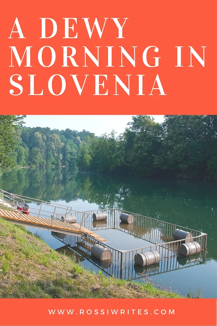 Pin Me - A Dewy Morning in Slovenia - www.rossiwrites.com