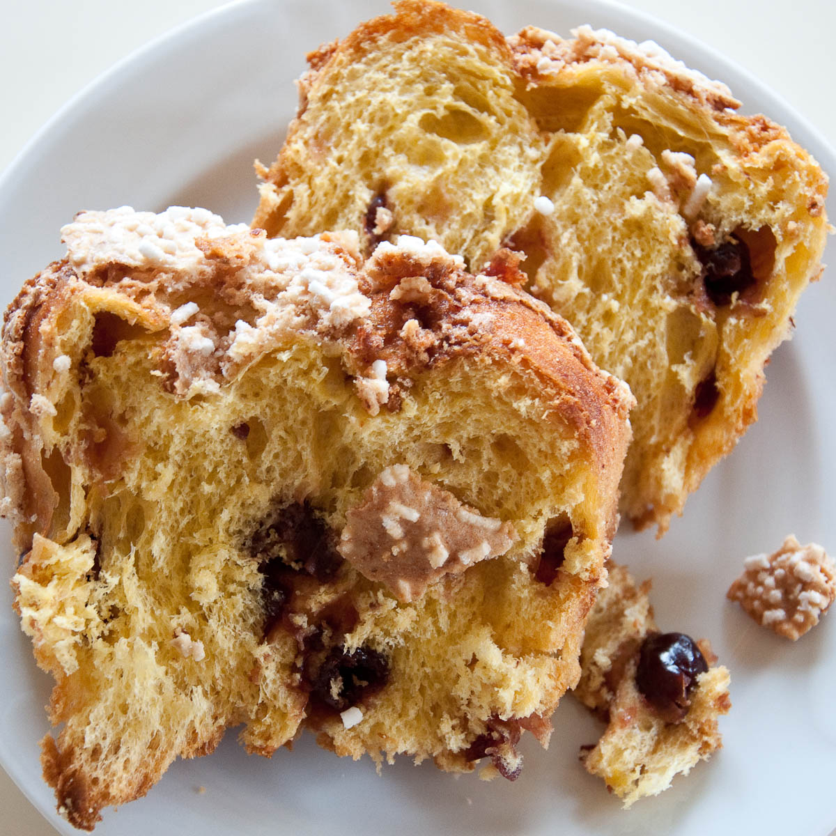 Thick slices of artisan cherry loaf, Marostica, Veneto, Italy - www.rossiwrites.com