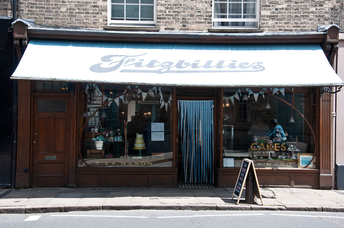 Fitzbillies cake shop, Cambridge, England - www.rossiwrites.com