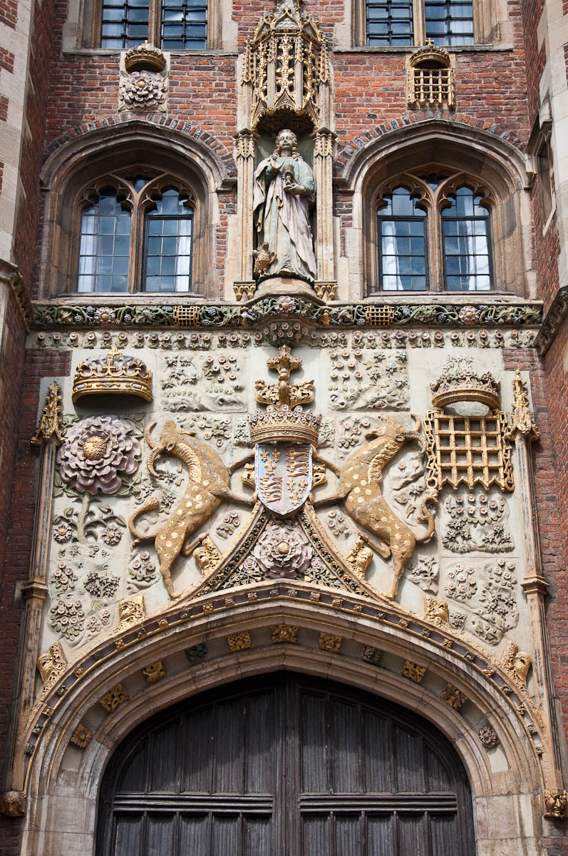 The Great Gate, St. John's College, Cambridge, England - www.rossiwrites.com