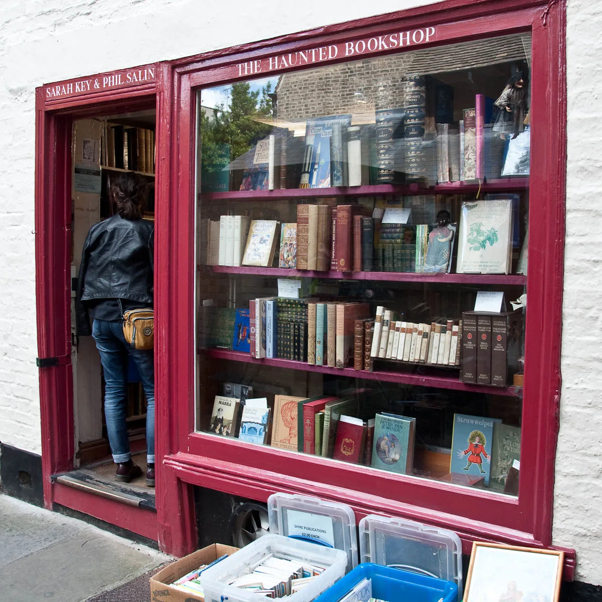 The Haunted Bookshop, Cambridge, England - www.rossiwrites.com