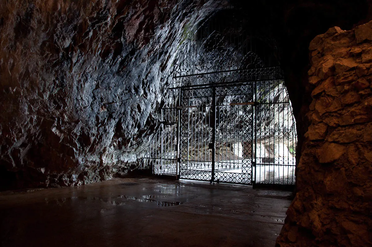 The cave's exit, Postojna Caves, Slovenia - www.rossiwrites.com