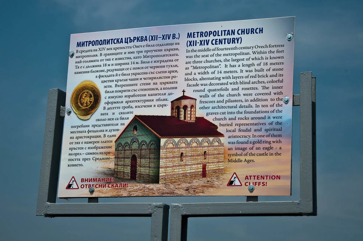Information board, Ovech Fortress, Provadia, Bulgaria - www.rossiwrites.com