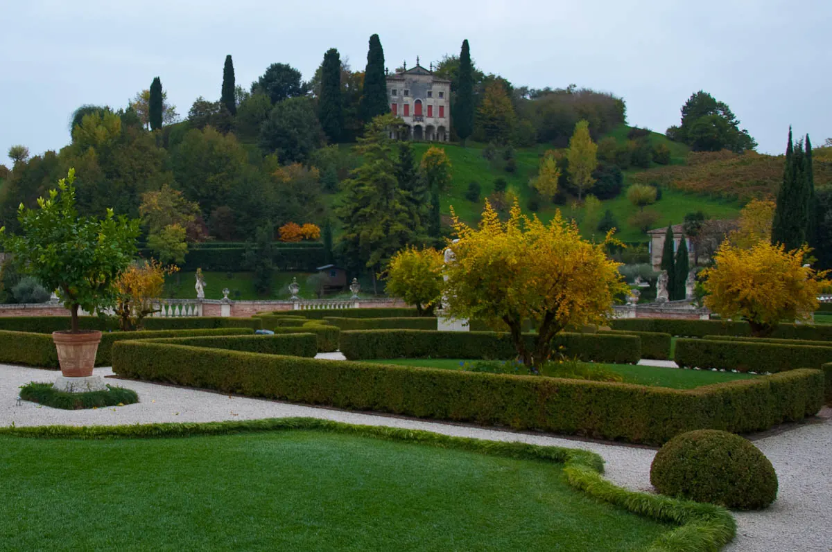 The Villa of the Armenians with a landscaped garden - Asolo, Veneto, Italy - www.rossiwrites.com