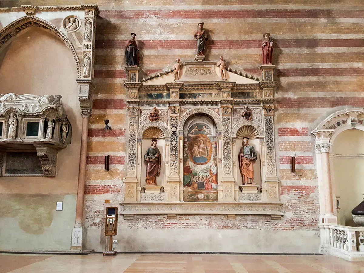 Inside the Church of the Eremitani, Padua, Italy - www.rossiwrites.com