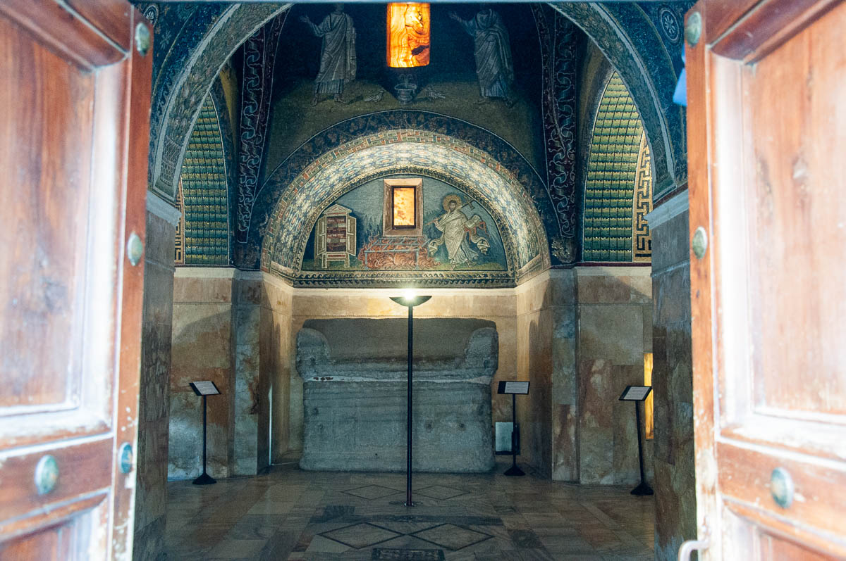 The entrance - Mausoleum of Galla Placidia - Ravenna, Emilia Romagna, Italy - www.rossiwrites.com