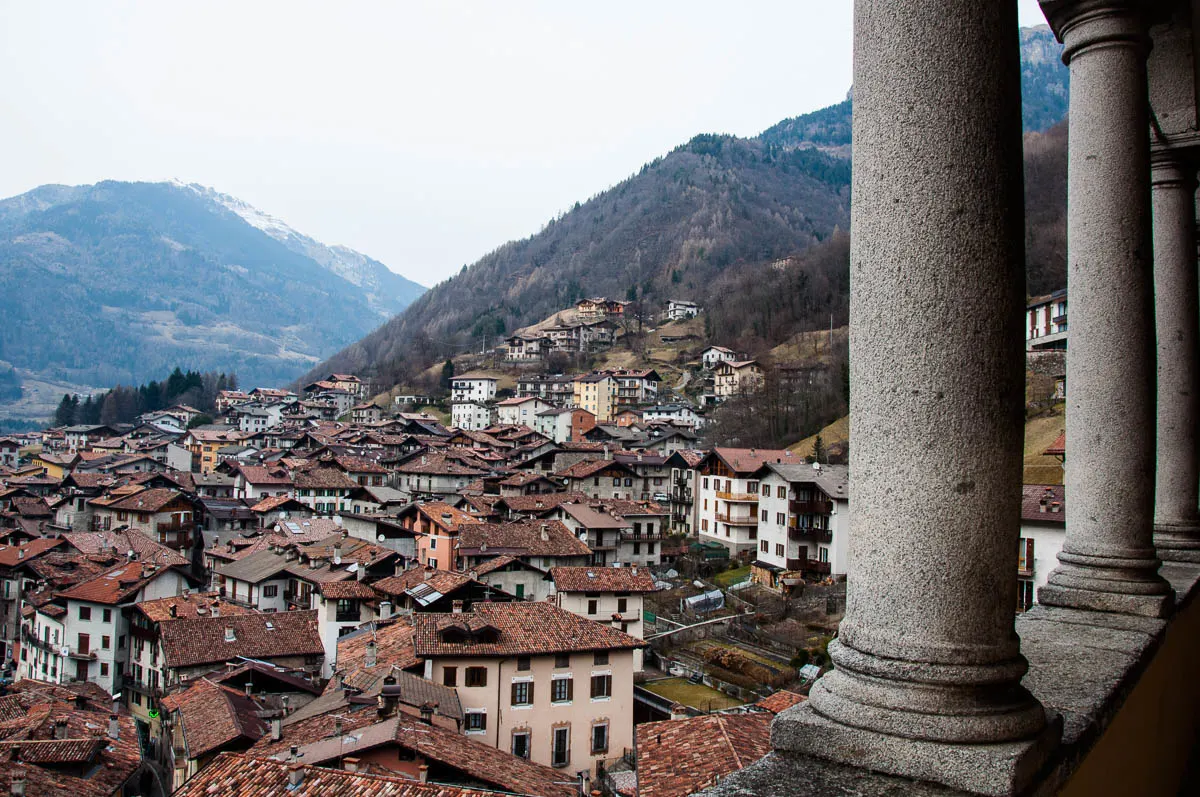 The village seen from the gallery of the St. George's church - Bagolino, Lombardy, Italy - www.rossiwrites.com