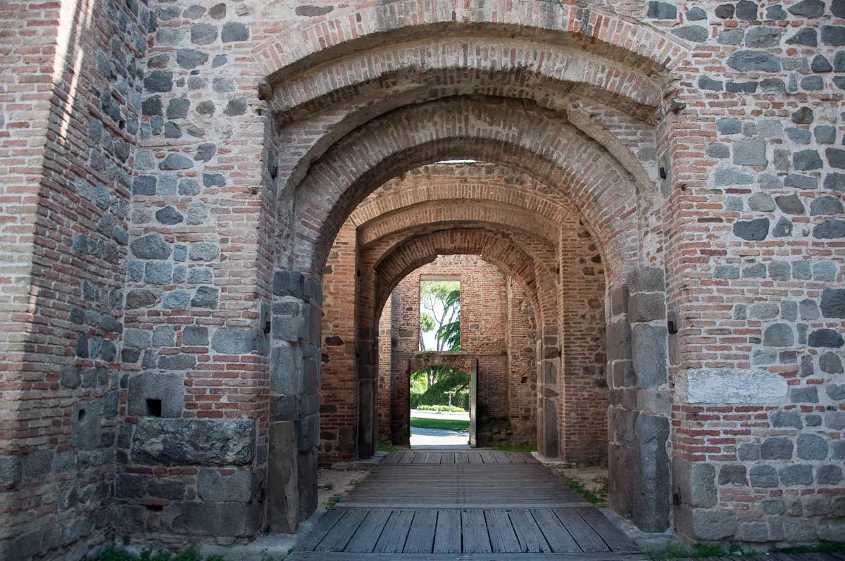 A gate in the defensive walls - Carrarese Castle, Este, Veneto, Italy - www.rossiwrites.com
