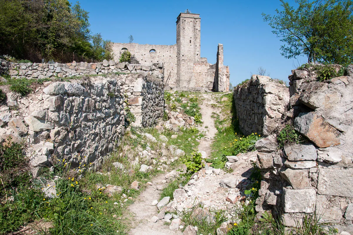 The ruins of the former Olivetani monastery on Monte Venda - Euganean Hills, Veneto, Italy - www.rossiwrites.com