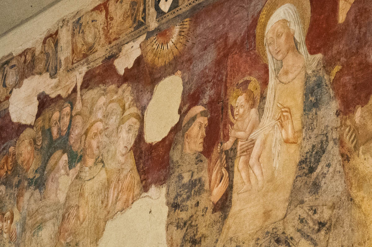 Faded fresco - Basilica of Santo Stefano - Bologna, Emilia-Romagna, Italy - www.rossiwrites.com