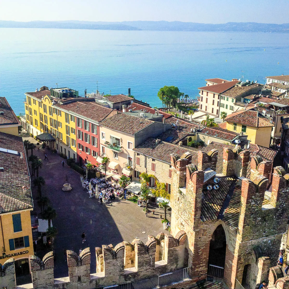 The view from the Scaliger Castle - Sirmione, Garda Lake, Italy - www.rossiwrites.com