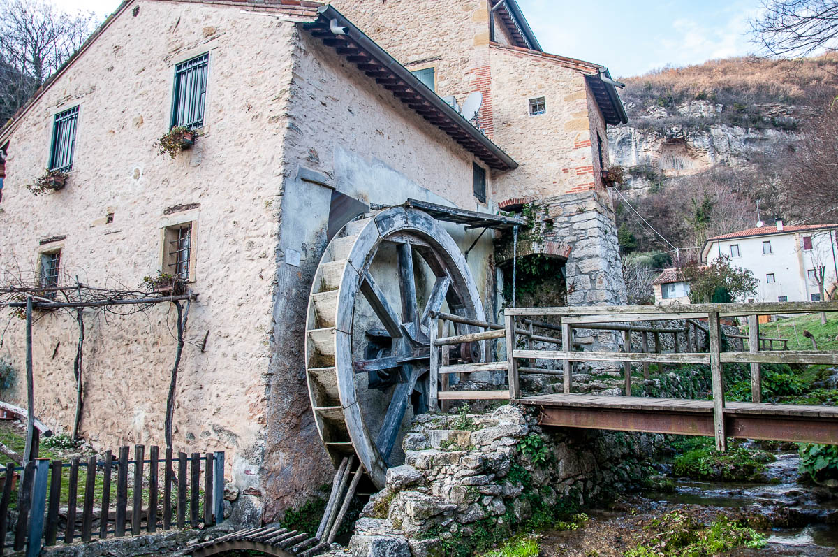An old watermill - The Valley of the Mills - Mossano, Province of Vicenza, Veneto, Italy - www.rossiwrites.com