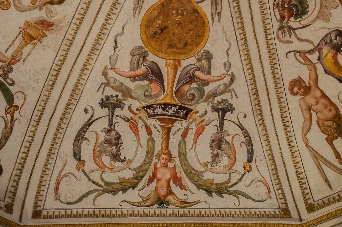 Frescoes - Cornaro Loggia and Odeon - Padua, Veneto, Italy - www.rossiwrites.com
