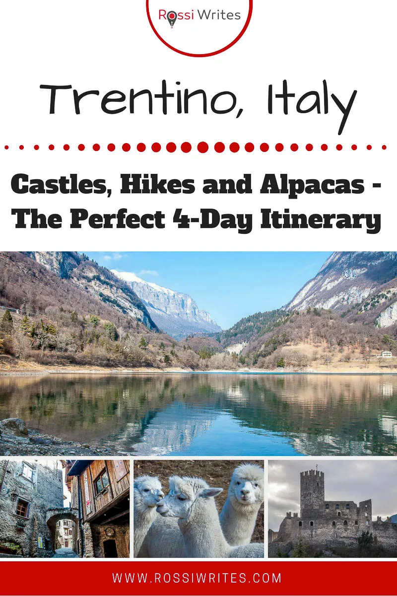 Pin me - Trentino, Italy - Castles, Hikes and Alpacas - The Perfect Four-Day Itinerary - www.rossiwrites.com