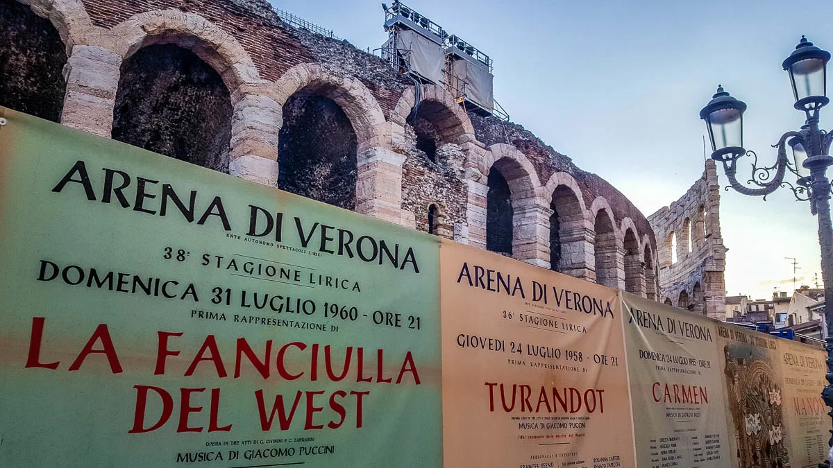Verona opera festival celebrates centenary in City of Love's arena