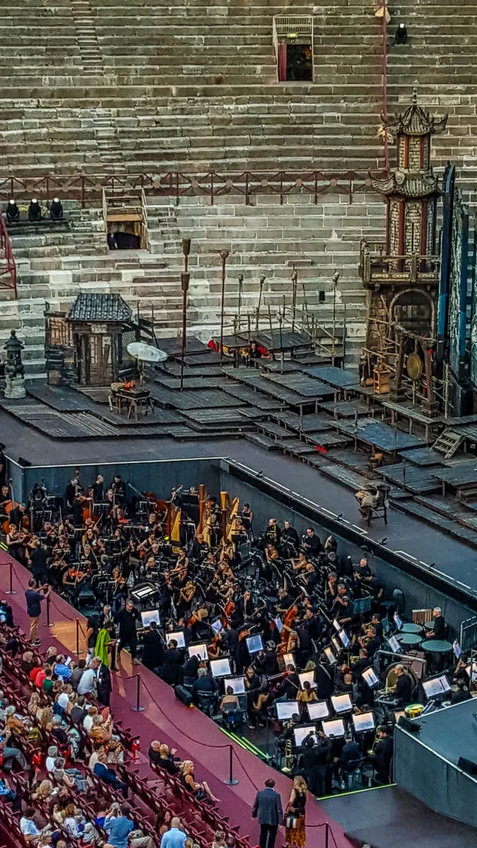 The orchestra - Arena di Verona- Verona Opera Festival - Veneto, Italy - www.rossiwrites.com