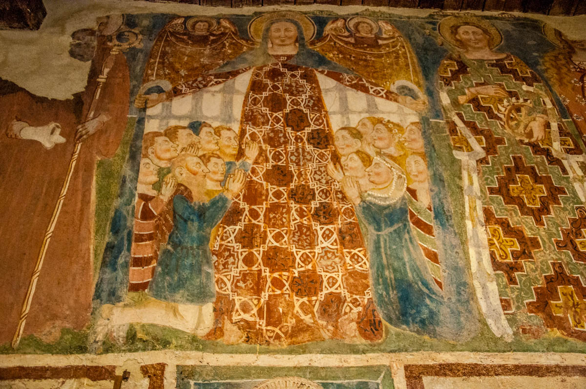 Fresco - Church of San Pietro in Vincoli - Campo di Brenzone, Lake Garda, Italy - www.rossiwrites.com