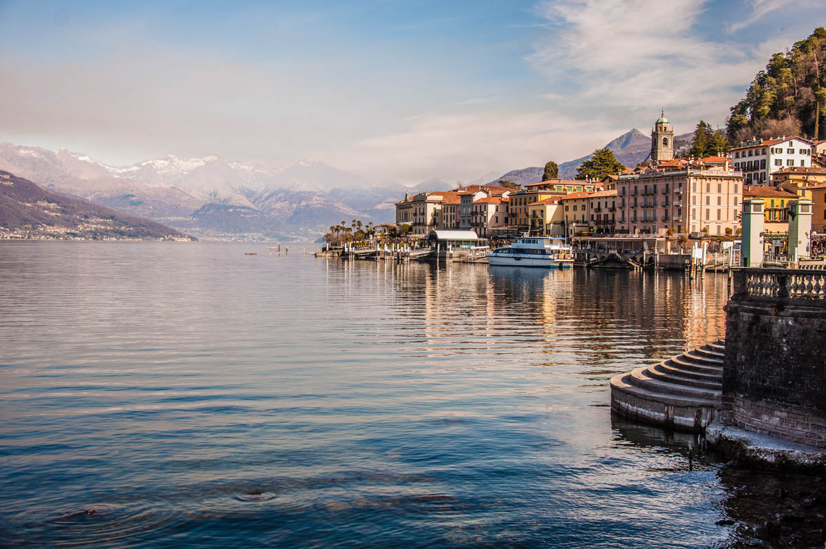 Panoramic view of Bellagio Lombardy, Italy www