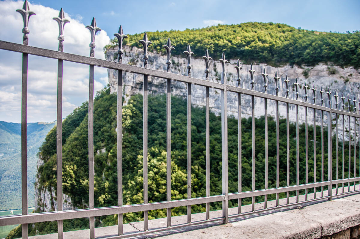 The safety fence - Sanctuary of Madonna della Corona - Spiazzi, Veneto, Italy - www.rossiwrites.com