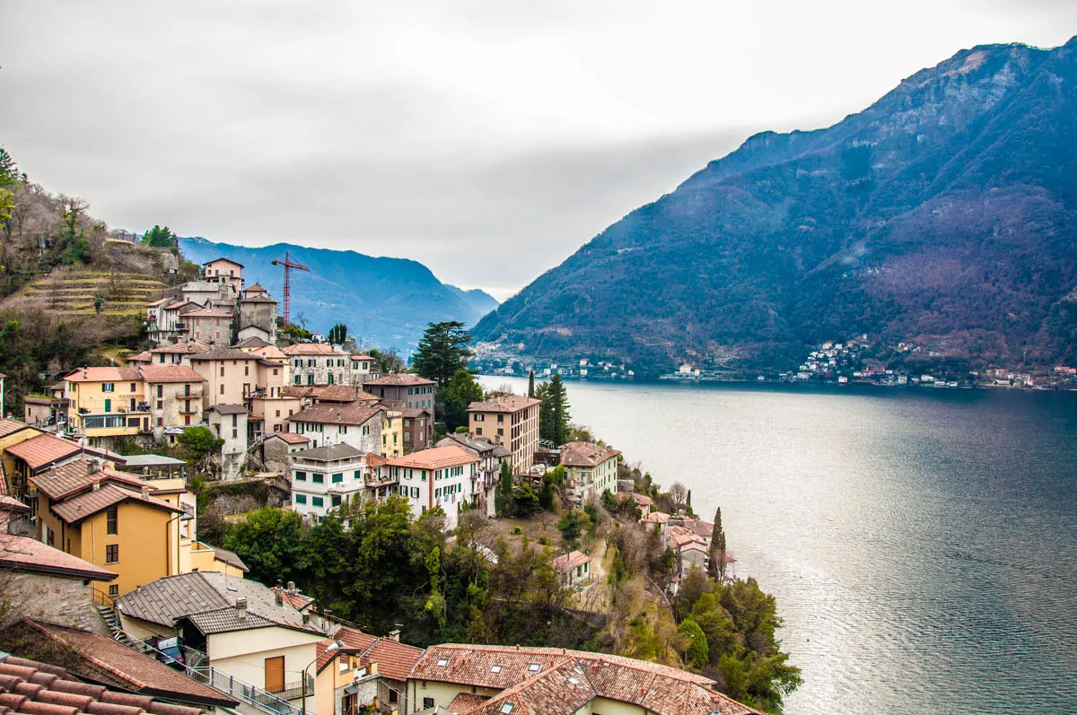 A view of Nesso on Lake Como, Lombardy, Italy - rossiwrites.com