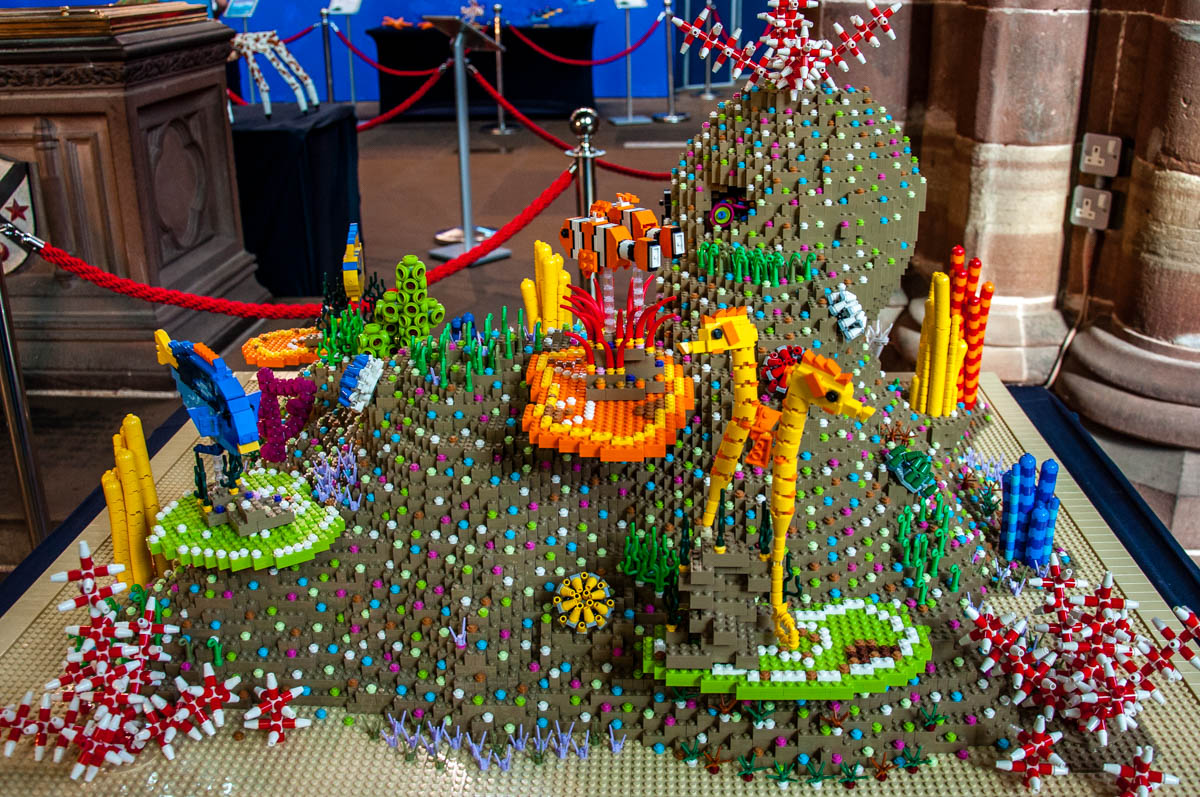 Lego exhibition - Chester Cathedral - Chester, Cheshire, England - rossiwrites.com