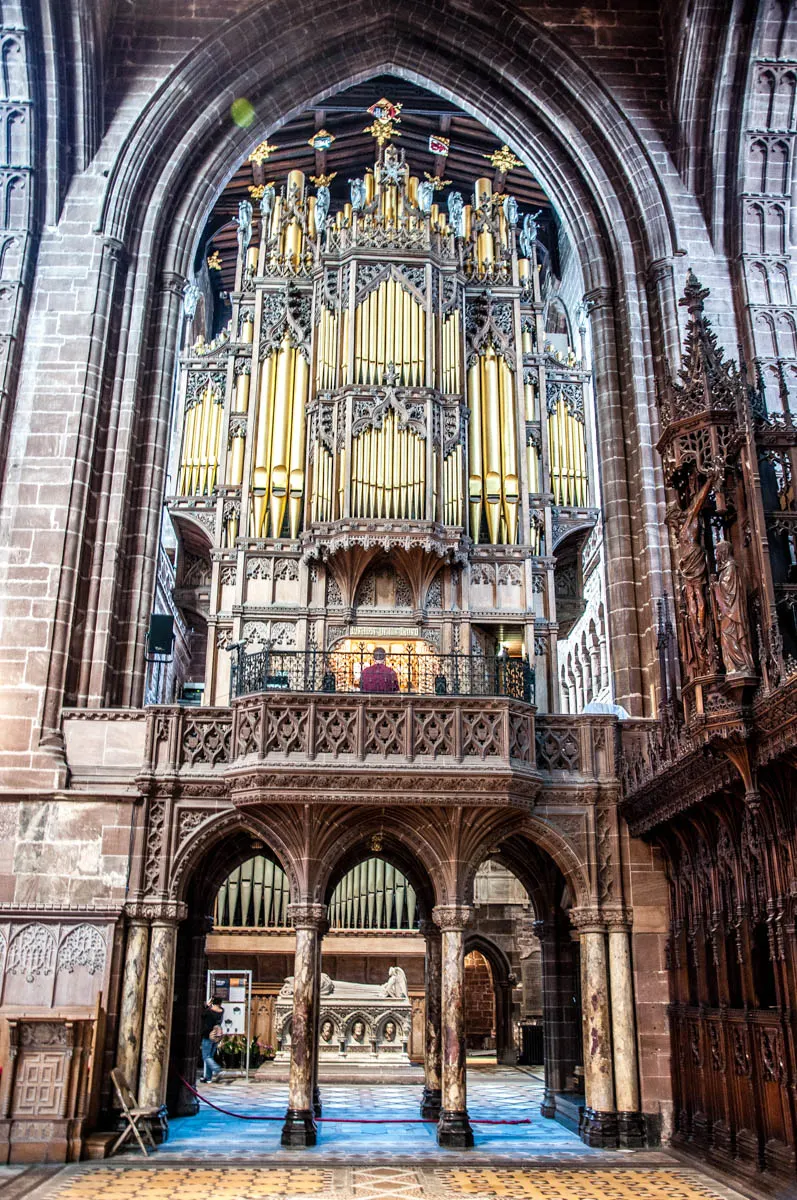 Organ - Chester Cathedral - Chester, Cheshire, England - rossiwrites.com