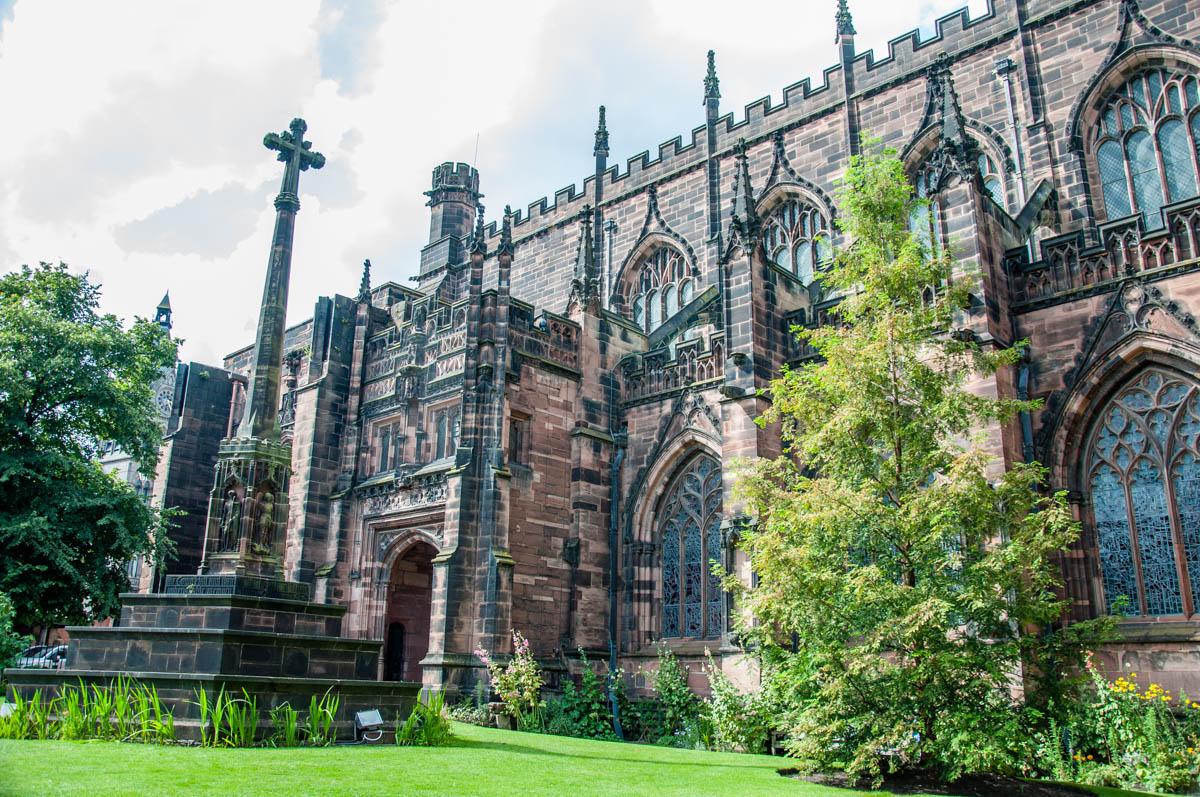 Outside view - Chester Cathedral - Chester, Cheshire, England - rossiwrites.com