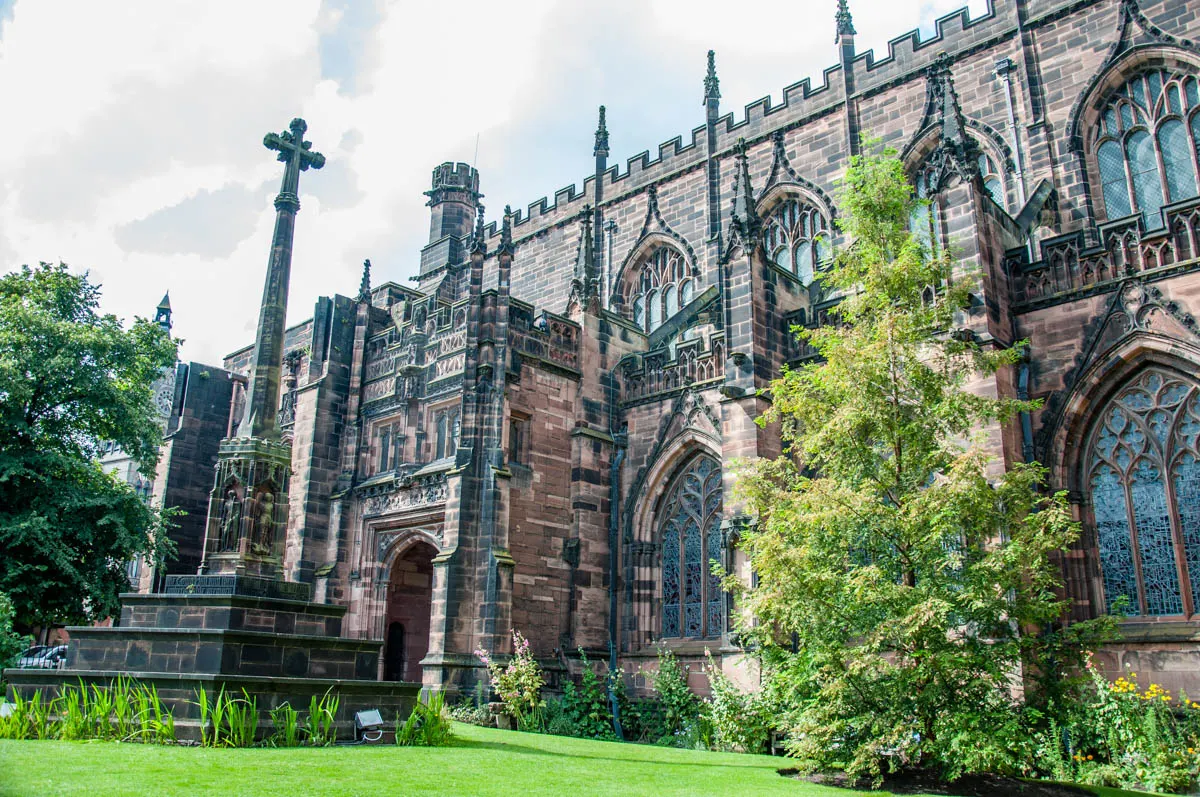 Outside view - Chester Cathedral - Chester, Cheshire, England - rossiwrites.com