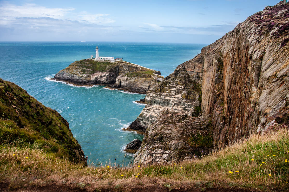 South Stack Lighthouse - Holyhead - Island of Anglesea - North Wales, UK - rossiwrites.com
