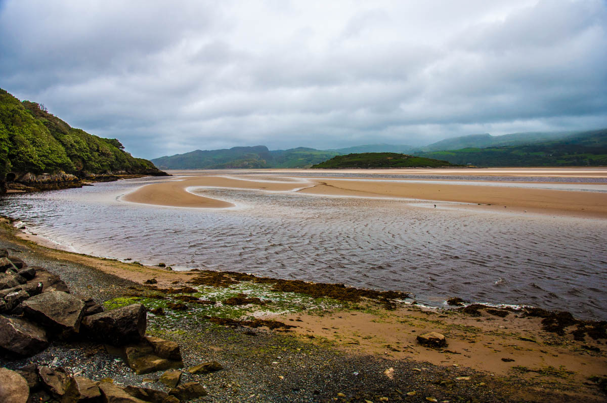 The estuary of the river Dwyryd - Portmeirion - Wales, UK - rossiwrites.com
