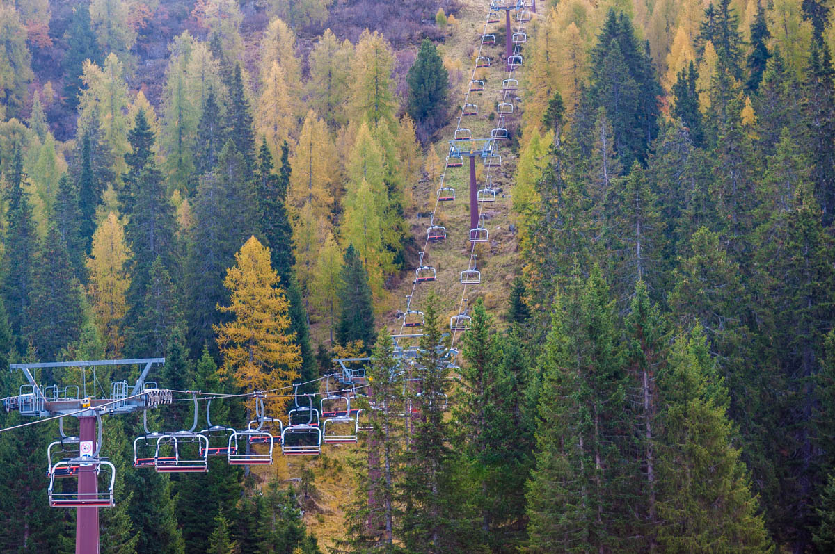 Chairlift - Dolomites, Trentino, Italy - rossiwrites.com