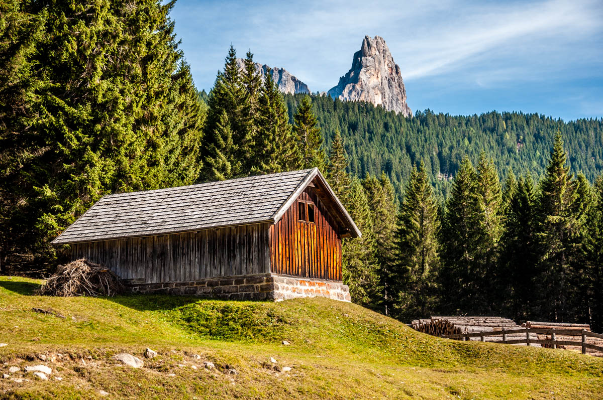 Wooden chalet in Paneveggio - The Violins' Forest - Dolomites, Trentino, Italy - rossiwrites.com