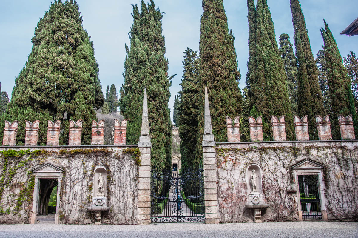 The entrance of Giardino Giusti - Verona, Veneto, Italy - rossiwrites.com