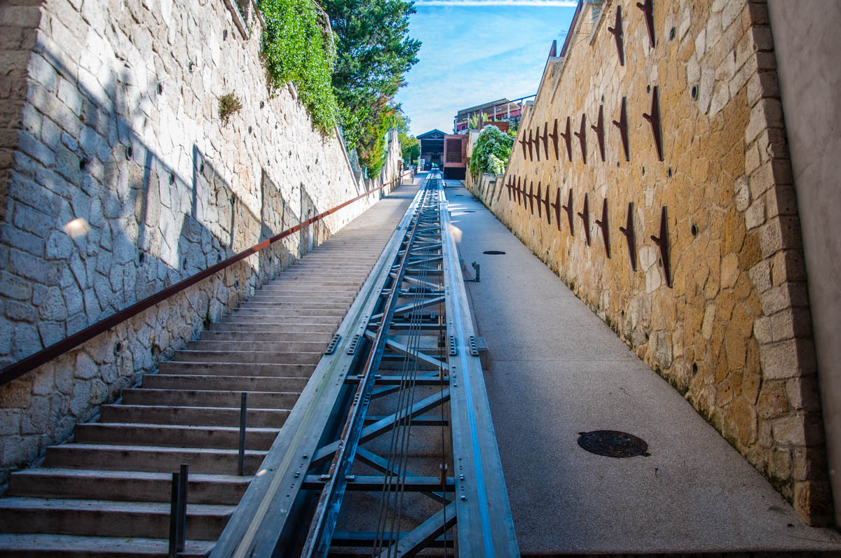 The funicular tracks - Verona, Veneto, Italy - rossiwrites.com