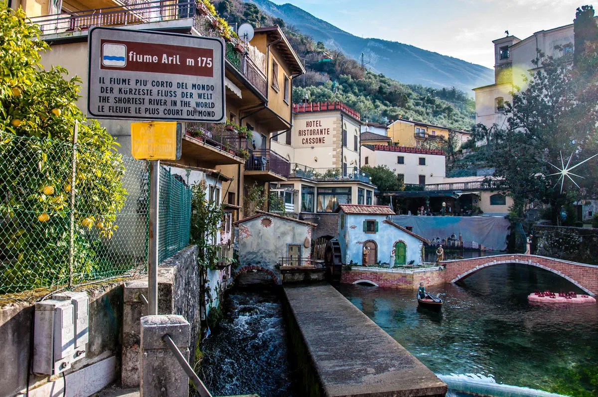 A view of the river Aril - Cassone, Lake Garda, Veneto, Italy - rossiwrites.com