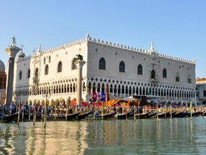 Doge's Palace seen from the waterside, Regatta of the Ancient Maritime Republics, Venice, Italy-2