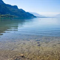 A view of Lake Bourget, France's largest lake