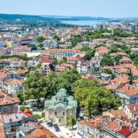 A bird-eye's view of Varna, Bulgaria known as the Pearl of the Black Sea - rossiwrites.com