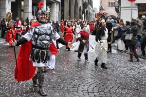 Roman gladiator - Carnival in Treviso - Veneto, Italy - rossiwrites.com