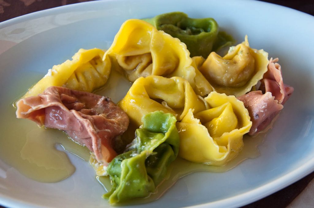 Handmade tortellini - Borghetto sul Mincio, Italy - rossiwrites.com