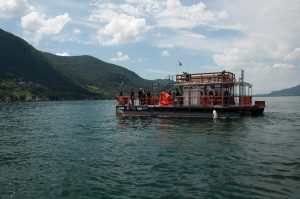 Christo's The Floating Piers, Seeing Christo, Lake Iseo, Italy - www.rossiwrites.com