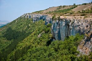 The cliffs above the town of Provadia, Ovech Fortress, Provadia, Bulgaria - www.rossiwrites.com
