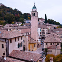 Asolo seen from the medieval castle - Asolo, Veneto, Italy - rossiwrites.com