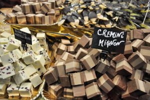 Cubes of cremino, Chocolate Festival, Piazza dei Signori - Vicenza, Veneto, Italy - www.rossiwrites.com