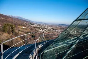 The view from the rooftop of the Tempio Canoviano or the Temple of Canova - Possagno, Treviso, Veneto, Italy - www.rossiwrites.com