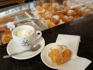 A frittella with coffee - Verona, Italy - www.rossiwrites.com