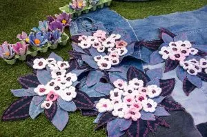Close up of the spring installation by CreativeMamy - Abilmente Primavera 2017 - Vicenza, Italy - www.rossiwrites.com