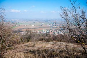 Longare and the Venetian plains seen from above - Colli Berici, Vicenza, Italy - www.rossiwrites.com
