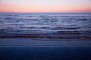 The Sottomarina beach at sunset - Chioggia, Veneto, Italy - www.rossiwrites.com
