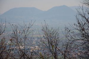 The Euganean Hills seen from Oratorio Sermondi - Colli Berici, Vicenza, Italy - www.rossiwrites.com